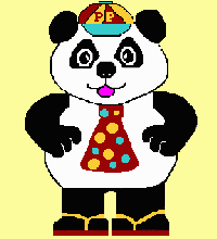 Hell-o from Ping Pong the panda bear
